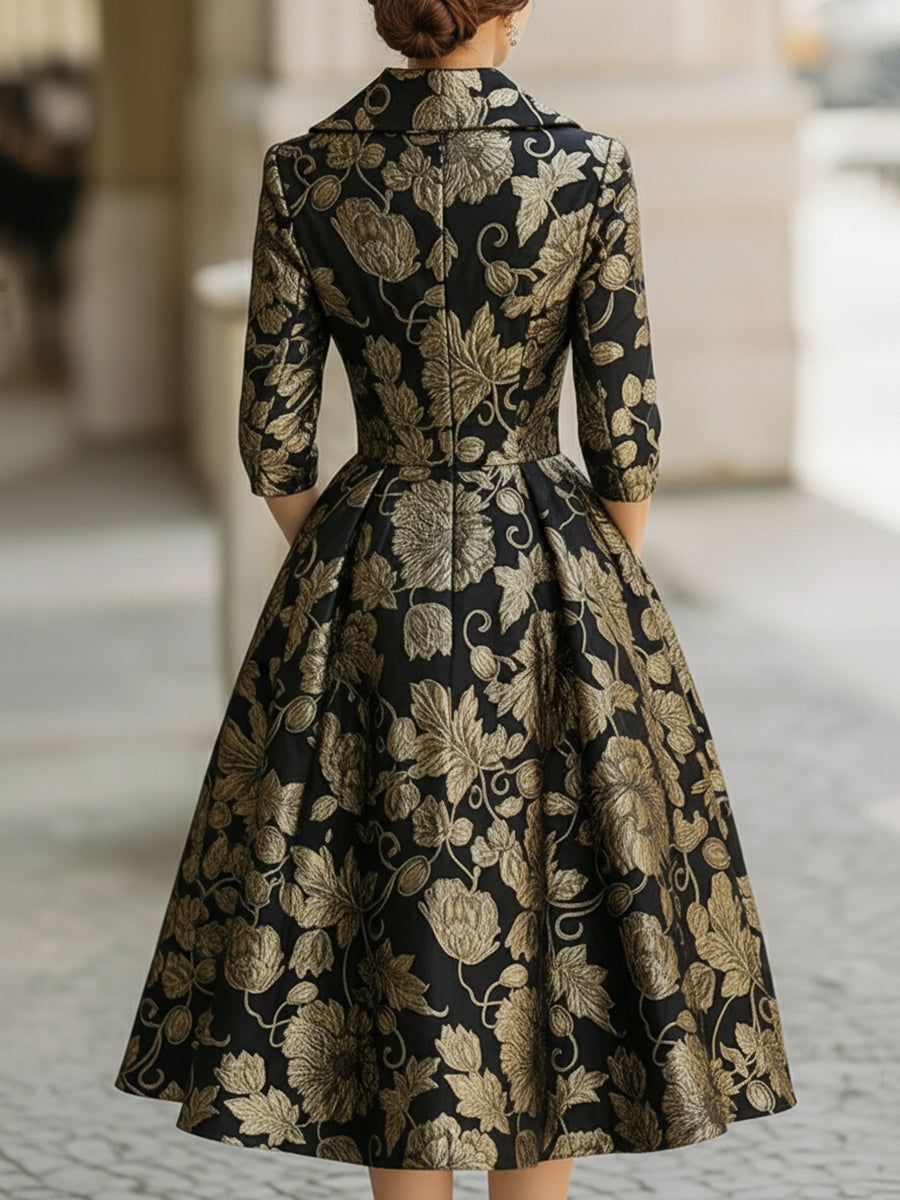 Meghan | Floral Midi Dress